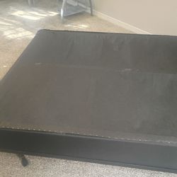 Full size box springs and frame. In excellent condition.