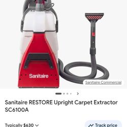 Sanitaire RESTORE Carpet Extractor 