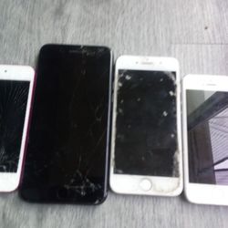 iPhone 3 Phones 7,8,6,I Pod Pink Unlocked 