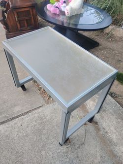 Small table with wheels