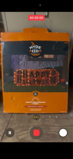 HAPPY HALLOWEEN SIGN
