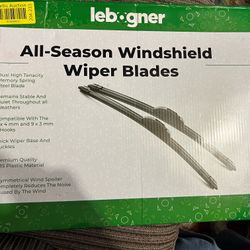 Lebogner Replacement All-Season Windshield Wiper Blades 26 + 24 Compatible With 9x4mm & 9x3mm J-hooks