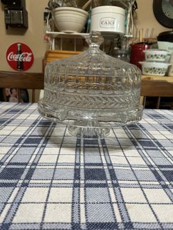 Shannon Crystal Four In One Cake Stand Punch Bowl Veggie Tray