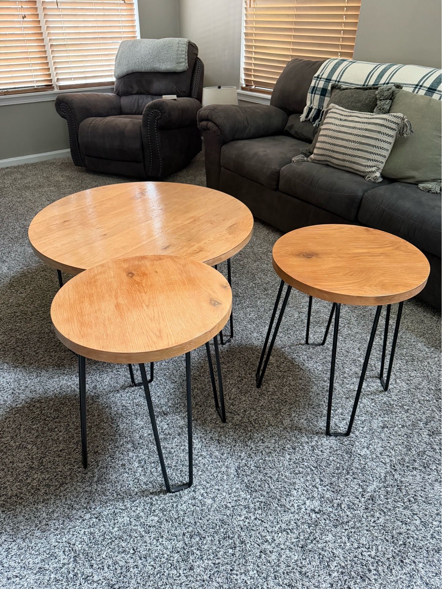 Coffee Table with 2 Side Tables