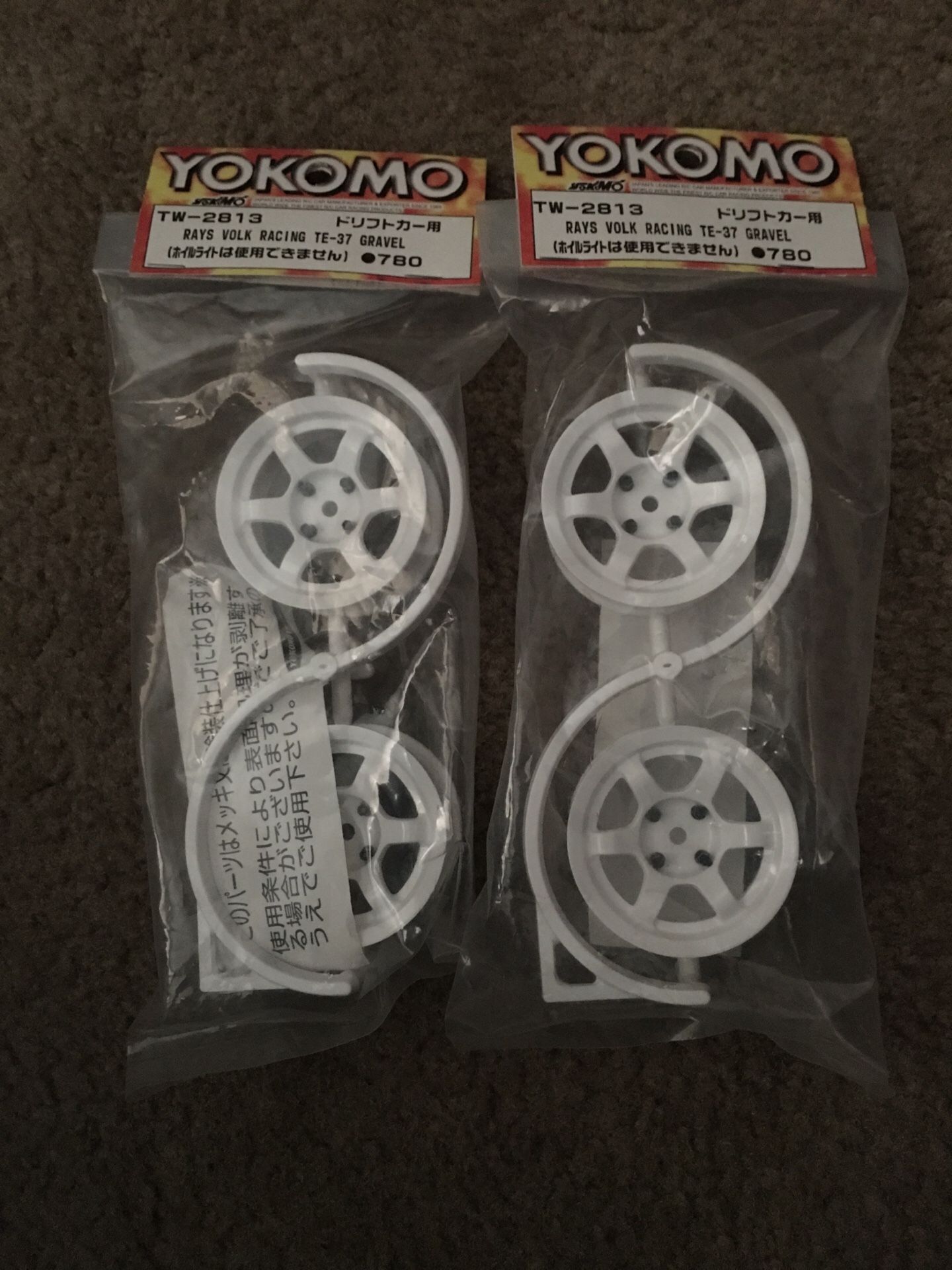 Yokomo RC 1:10 drift wheel Volk TE37 Gravel