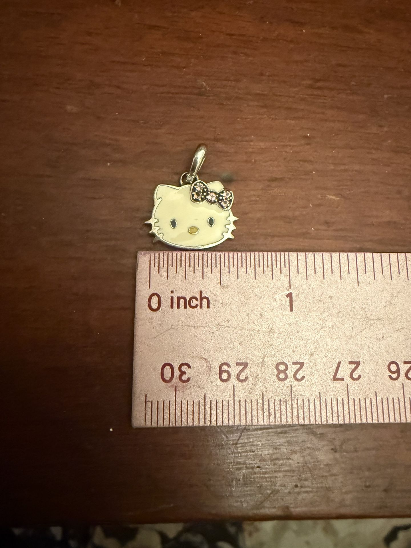 Sanrio Hello Kitty Silver And Enamel Charm