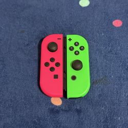 Nintendo Pink & Green Neon Joycons