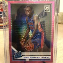 Sekou Doumbouya Optic Pink Pulsar Rookie