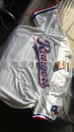 Nike seager rangers baseball jersey