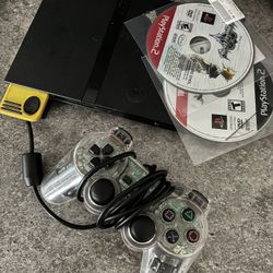 PS2 Slim W/Everything In Picture