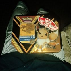 Pokemon Tin (With Some Fake Cards)