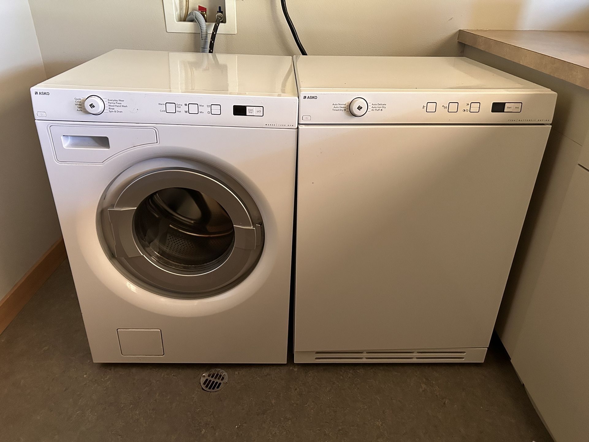 Asko Washer Dryer Pair
