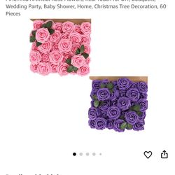  Artificial Rose Flowers