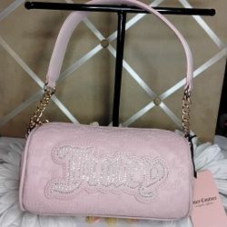 Pretty Light Baby Pink Pearl Juicy Couture Barrel Crossbody. $30