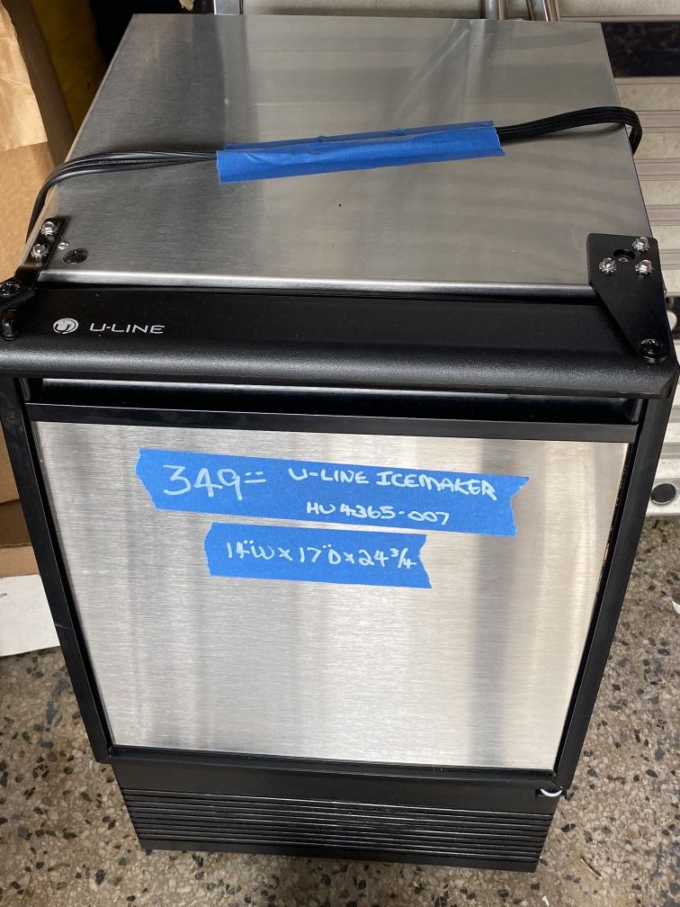 HU4365007 ULine Ice Maker Model ULNSS9503, 14 IN. Wide X 17 IN