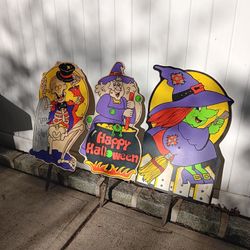 Vintage Halloween Signs