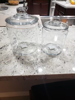Glass jars