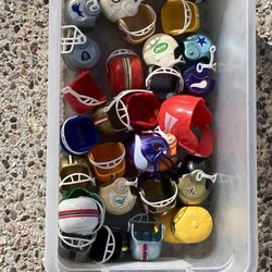 Vintage mini football helmet helmets toys circa 1970s 80s