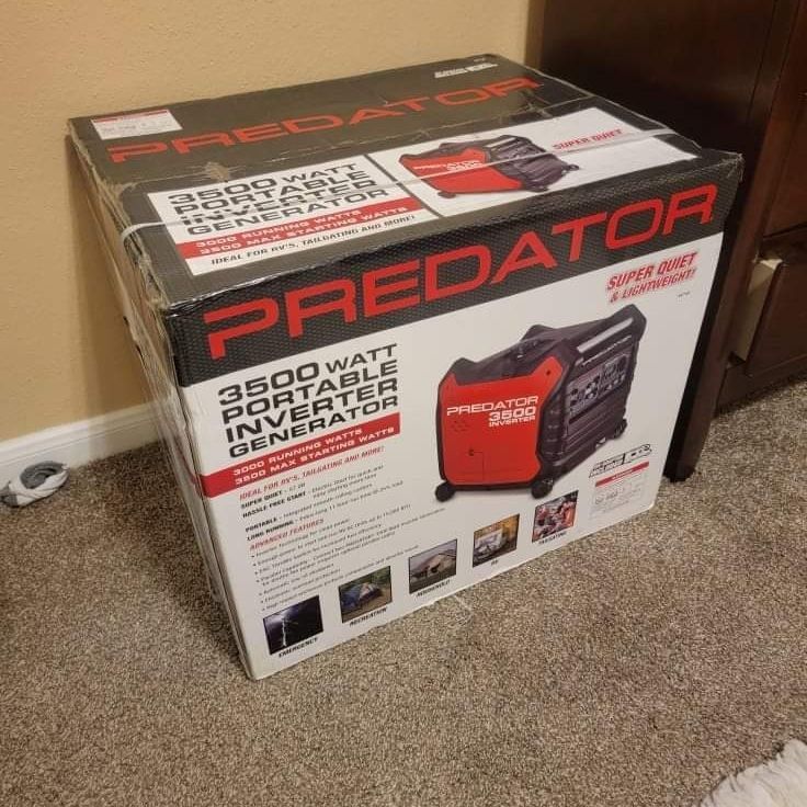 PREDATOR 3500 Watt SUPER QUIET Inverter Generator