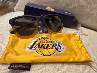 Knockaround Sunglasses “LAKERS”  Special Release  Polarized  Premiums Sport  NEW.  TAGS ON.