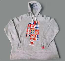 Women’s  The North Face Gray Graphic Pullover Hoodie