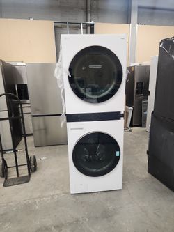 New LG Stackable Electric Front Loader