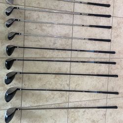 Left Handed golf Club Set With Stand Bag 