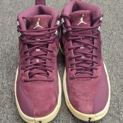 Nike Air Jordan XII 12 Retro Bordeaux Maroon Sneakers 130690-617 Men's Size 8