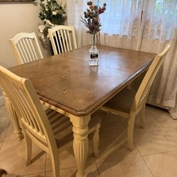 Dining Table And Four Chairs 