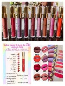 Labial Liquido De Larga Duración. Acabado Matte 