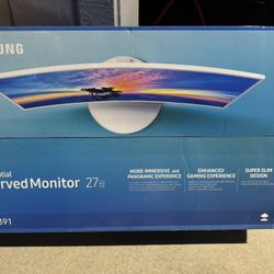 Samsung Essential 27-inch Curved Monitor, model CF391.