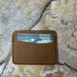 genuine leather card holder