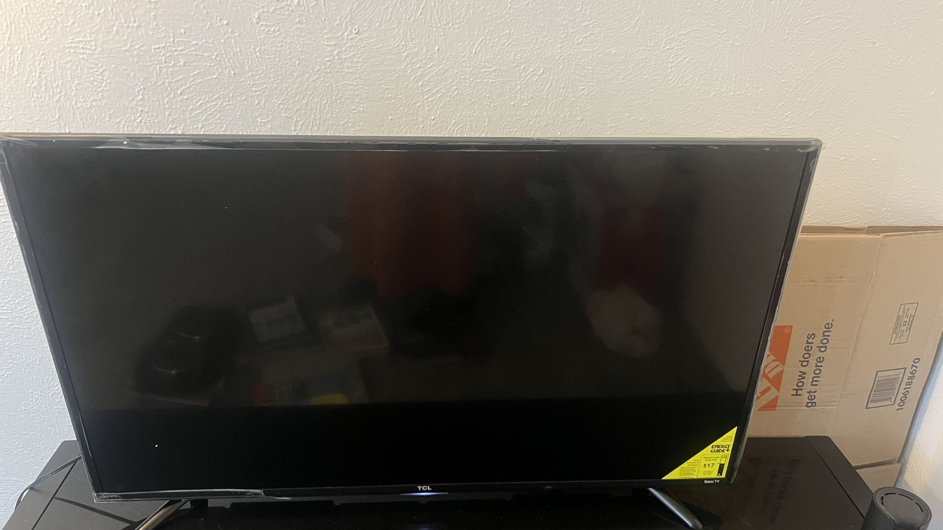 TV Stand And The 48 Inch TV 