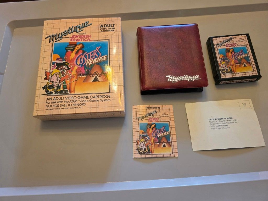 Atari Custer's revenge excellent condition $400 OBO.