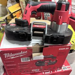Milwaukee Bandsaw M12 New Open Box  Tool Only