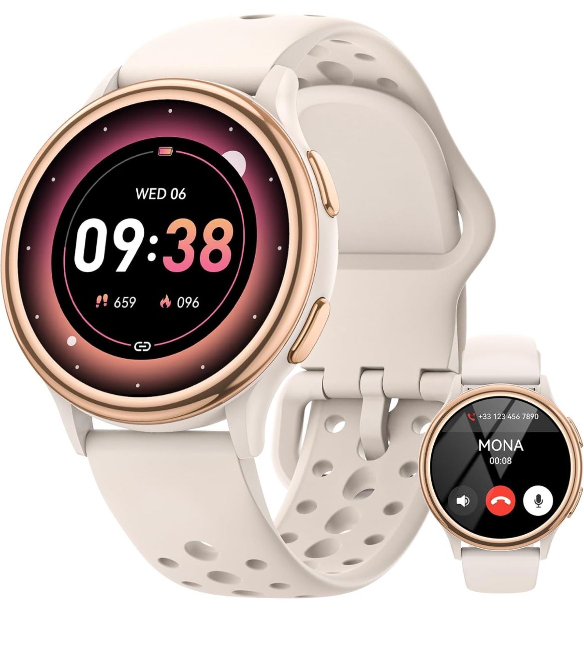 New In Box Smart Watches[400+Watch Faces/Calls/Female Health]for Android Phones&iPhone Compatible,Activity Trackers and Smart Watches,Fitness Tracker 