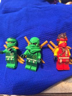 3 authentic ninja Lego
