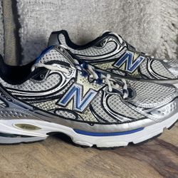 New Balance MR760ST NBx Silver Blue Mesh Running Shoes Mens Size 11.5 Retro