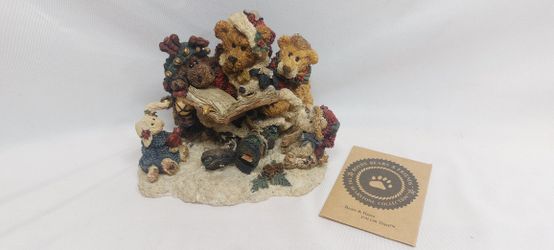 1995 Boyds Bears & Friends, Grenville The Storyteller Style #2265, Resin Figurine