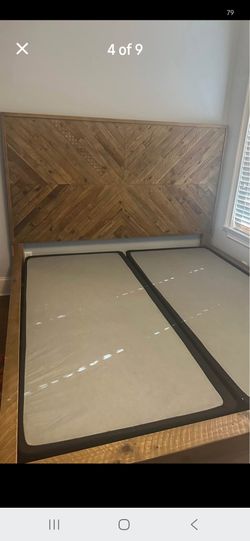 King size bed frame