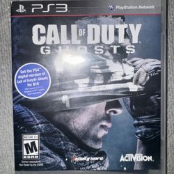 Call of duty ghosts ps3