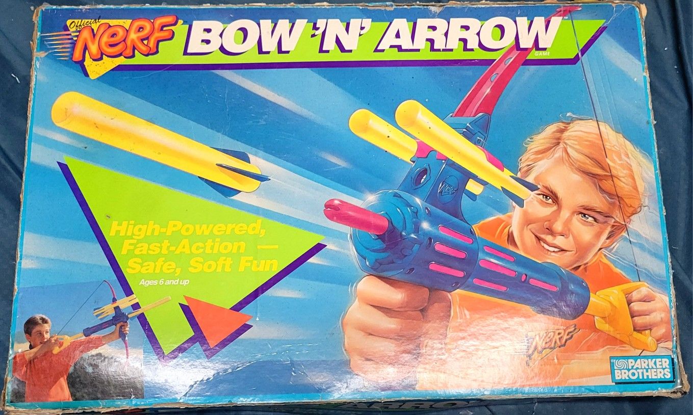 Vintage Official 1991 Nerf Bow N' Arrow Collectible