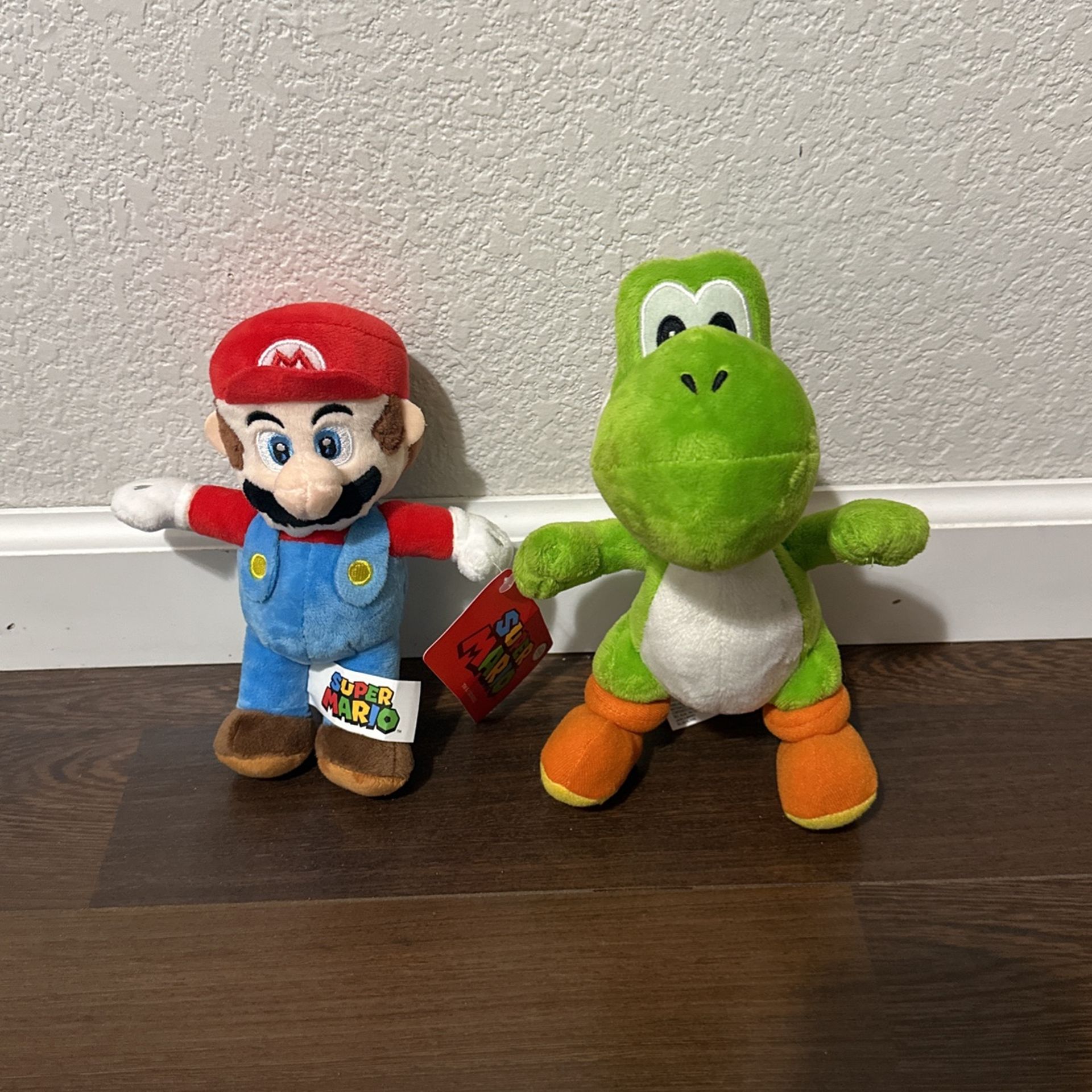 Mario And Yoshi Stuffed Animals