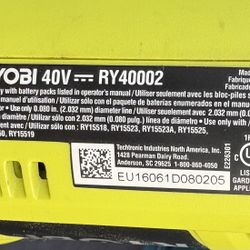 Ryobi 40v RY40002 w/ battery & charger