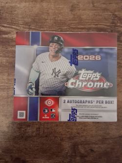 2026 Topps Chrome Baseball Jumbo Hobby Box