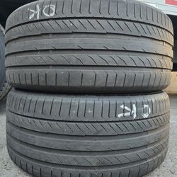(2) 285 40 22 Continental Tires 