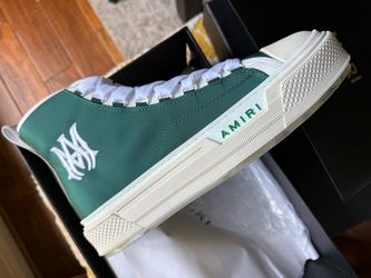 Amiri Green Canvas Low-Top Sneakers $250 ask for your size please