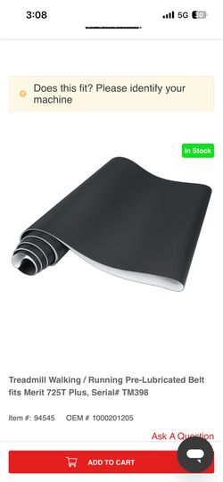 NEW- Treadmill Walking / Running  Belt fits T1MPLUST