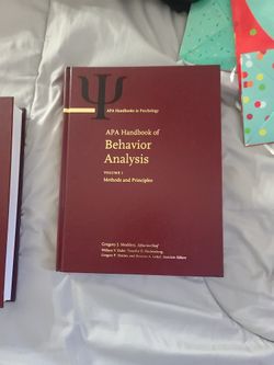 APA Handbook of Behavior Analysis (APA Handbooks in Psychology)volume 1 And 2
