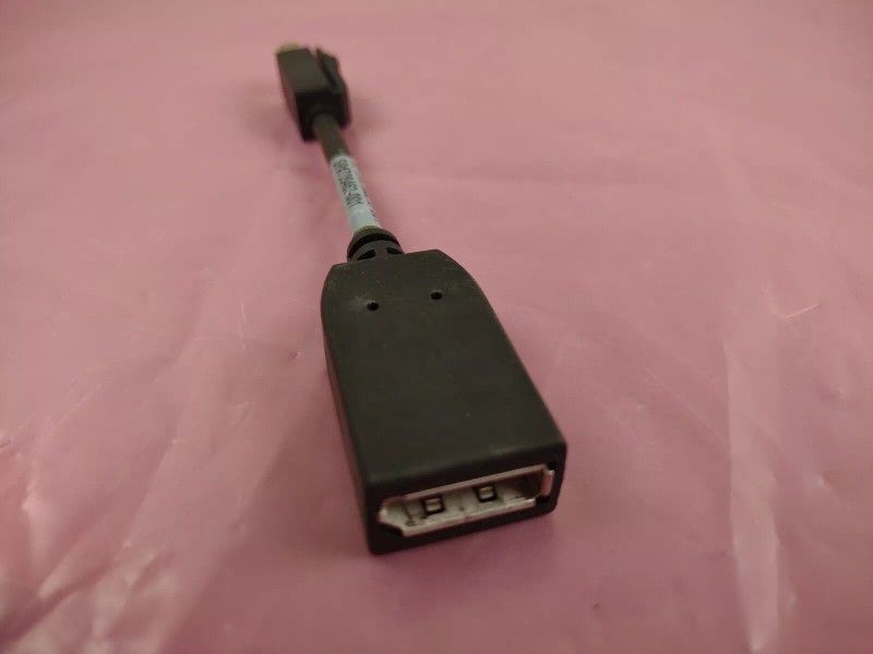 HP Mini DisplayPort to DisplayPort Adapter Cable HP P/N 703216-001 SP#708463-001